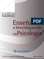 Enseñanza e Investigación en Psicología Vol. 23 Num. 3 - Consejo Nacional para La Enseñanza e Investigación en Psicología PDF