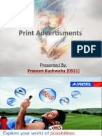 Print Advertisments: Praveen Kushwaha (0931)