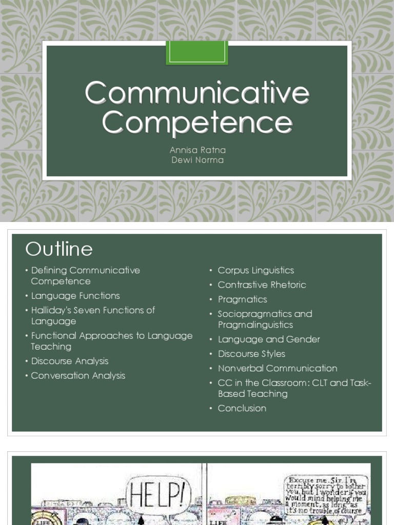 Communicative Competence | PDF | Second Language Acquisition | Linguistics