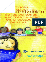 Revictimización: Directrices para Reducir La de Las Personas Menores de Edad en Procesos Penales