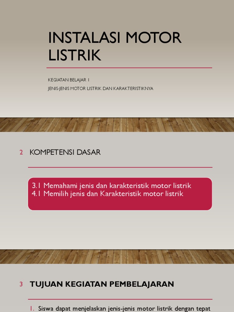 Instalasi Motor Listrik | PDF