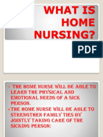 What Is Home Nursing