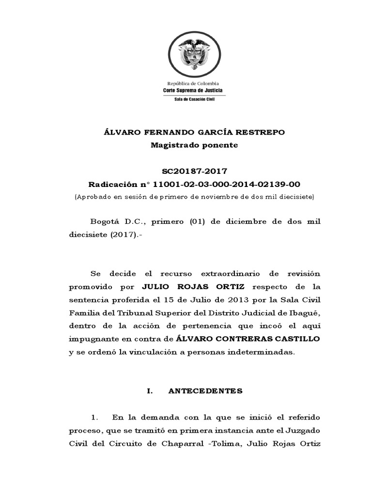 Recurso de Revision | PDF | Sentencia (ley) | Caso de ley