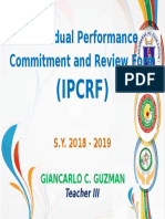 Individual Performance Commitment and Review Form: (Ipcrf)