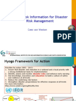 Use of Risk Information For Disaster Risk Management: Cees Van Westen