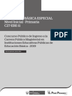 C27-Ebe-11 - Ebe Educacion Basica Especial Inicial - Primaria - Forma 1 PDF