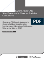 C16-Ebrs-41 - Ebr Secundaria Ciencias Sociales - Forma 1 PDF