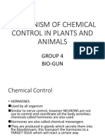 Mechanism of Chemical Control in Plants and Animals: Group 4 Bio-Gun