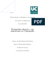 Logaritmo discreto en criptografía