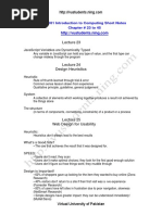 Javascript Variables Are Dynamically Typed: Cs101 Introduction To Computing Short Notes Chapter # 23 To 45