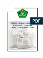 Program Kerja Wali Kelas IX.7 MTs Negeri 1 Pemalang