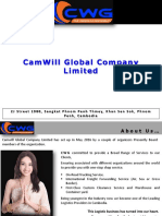 Camwill Global Company Limited (CWG) in Cambodia...