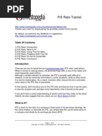Download pe ratio by james85 SN4223326 doc pdf