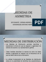 Medidas de Asimetria: Estudiante: Jordan Andres Leon Universidad Antonio Nariño