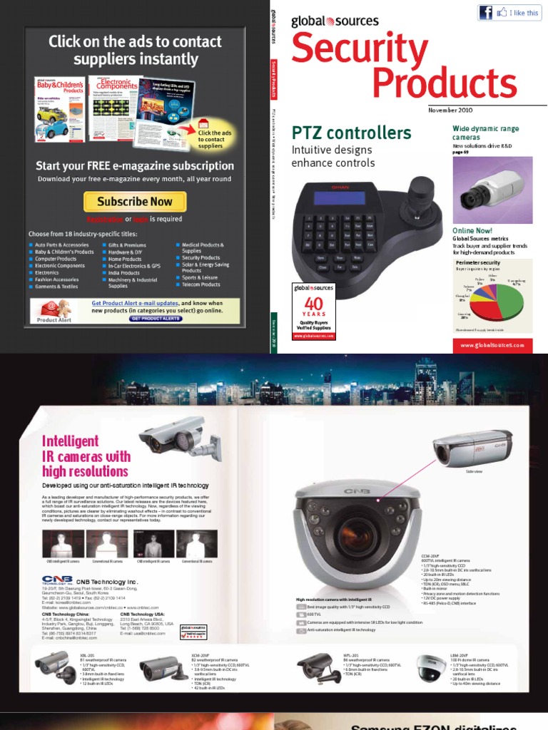Security Products | PDF | Camera | Electronics