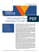 Berita Resmi Statistik: Pertumbuhan Ekonomi Indonesia Triwulan II-2019