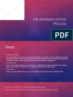 The Database Design Process