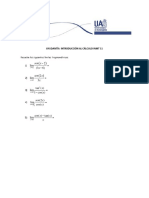 Ejercicios Calculo 1