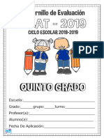 SISAT 2019 Quinto Grado PDF