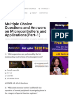 Microcontrollers and Applications (Part-1)