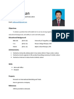 Zaid Hassan CV