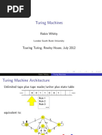 Turing Machines: Robin Whitty