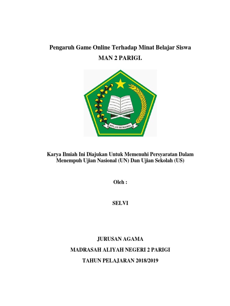 Contoh Cover Depan | PDF