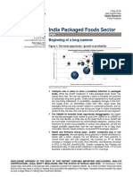 Credit Suisse - India Packaged Foods Sector