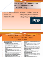 Presentasi Program Kerja Tata Usaha