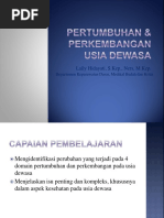 KDK - Pertumbuhan & Perkembangan Usia Dewasa - Laily H