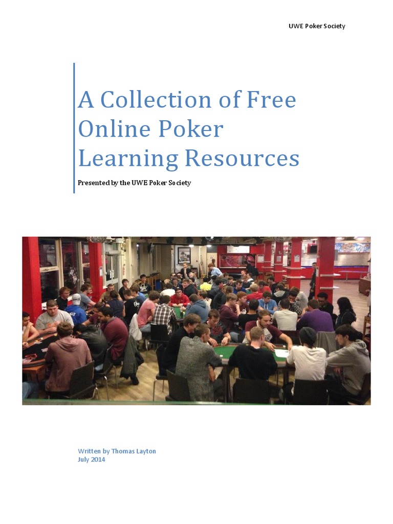 A Collection of Free Online Poker Learning Resources | PDF | Texas Hold ...