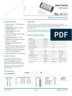 Maxi Family: DC-DC Converter Module