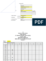 School Profile 1 Region 2 Division 3 Name of School 4 Name of Test 5 School Year 6 Grade/ Year Level 6 Subject Area/S