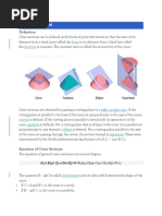 Conic Sections