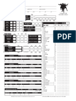 D20 Modern Character Sheet PDF