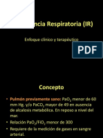 Insuficiencia Respiratoria (IR) : Enfoque Clínico y Terapéutico