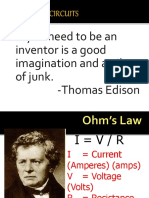 All You Need To Be An Inventor Is A Good Imagination and A Pile of Junk. - Thomas Edison