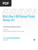 What's New in IBM BPM 8.6 EXTERNAL (Paul Pacholski) PDF