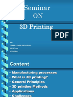 3D Printing Seminar Guide