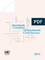 Standards of Conduct For The International Civil Service