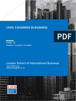 LSIB Level 3 Business Specification