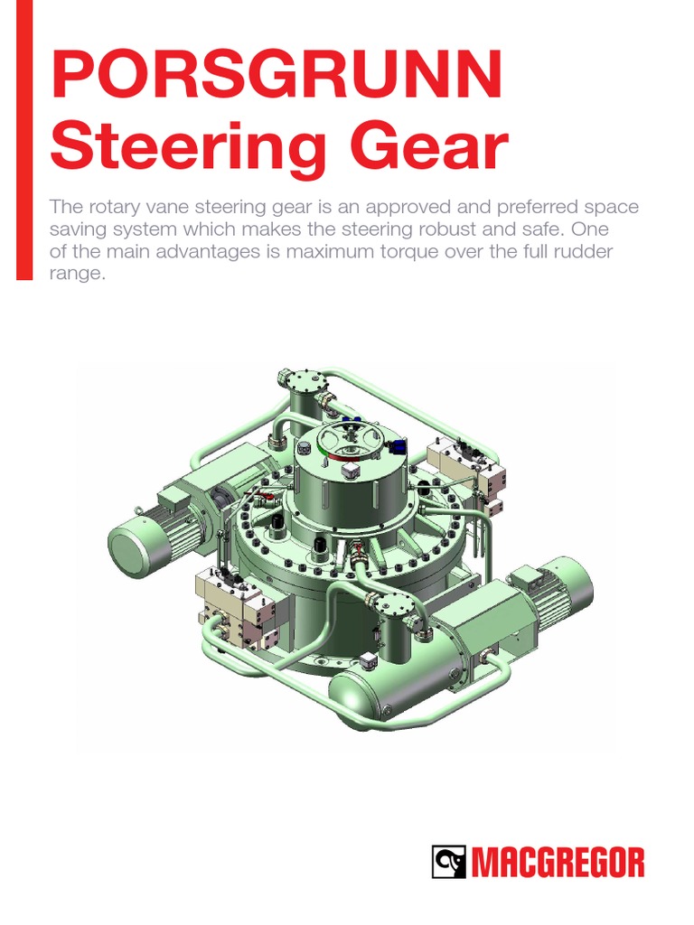 Porsgrunn Steering Gear PDF Steering Gear