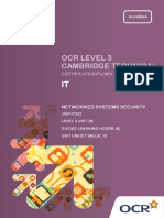 Level 3 Unit 28 Networked Systems Security
