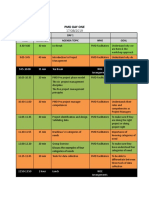 PMD Day One: Day 1 Time Duration Agenda Topic WHO Goal