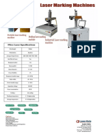 Laser Marking Machines Specifications