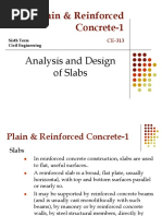 Analysis and Design of Slabs