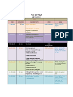 PMD Day Four 20: Time Duration Agenda Topic WHO Goal