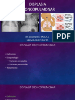 DISPLASIA BRONCOPULMONAR 2019 Tratamiento