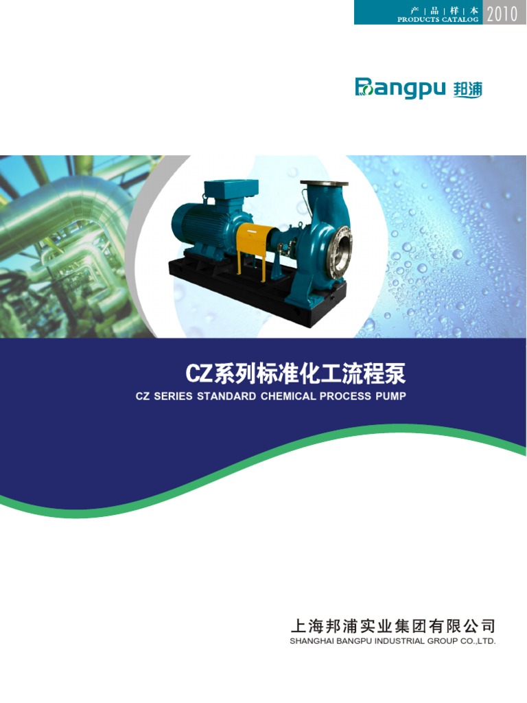 CZ Series Chemical Process Pump Guide | PDF | Bearing (Mechanical) | Pump