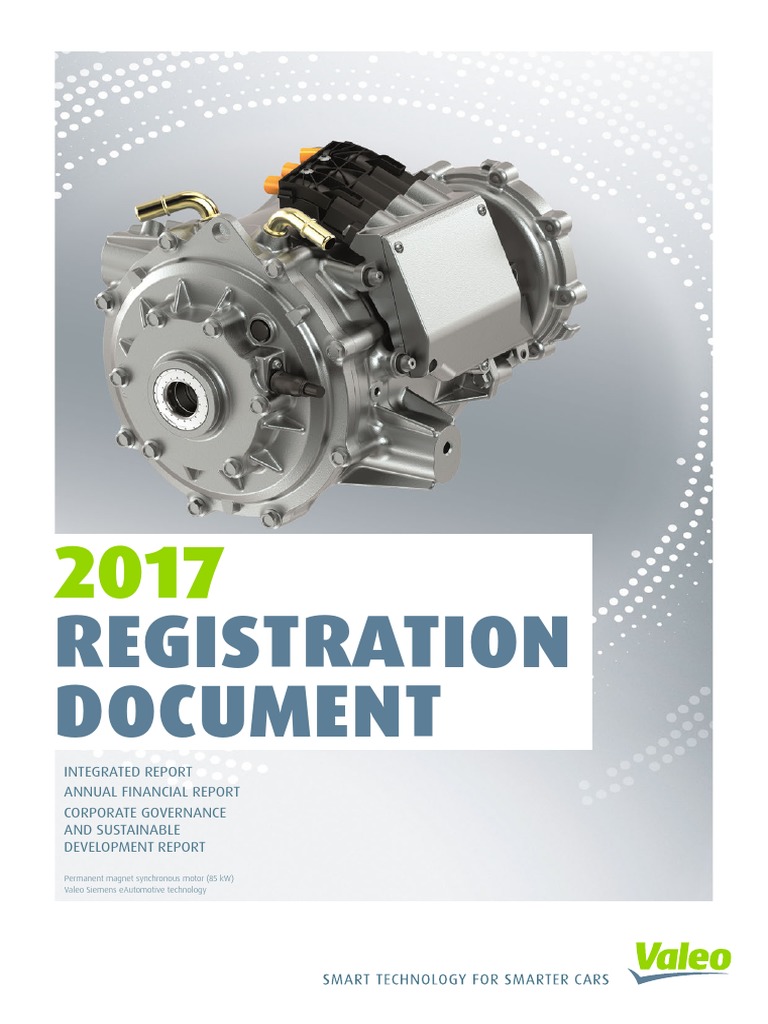 Valeo 2017 Registration Document PDF Corporate Governance
